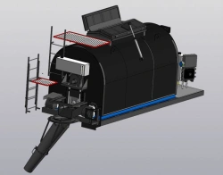 Equipment for construction and repair of asphalt-concrete and artificial road pavements Bastion LA-04 (on frame)