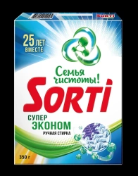 SORTI Super Economy" universal synthetic powdered detergent