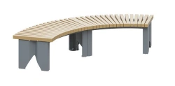 Radius bench (beam) Romana 302.44.00