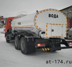 Tank truck for transporting food liquids (ACPT) on Kamaz 65115 chassis