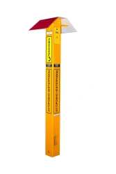 Rack of control and measuring point of "Leader" type and its modifications