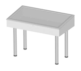 Horizontal display cabinet 1000x550x800mm
