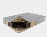 Mattress with dependent Bonnell springs on the basis of polyurethane foam