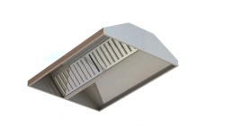 Stainless steel fume extraction umbrella, model ZVN