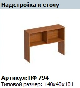 "Profi" Desk extension article PF 794