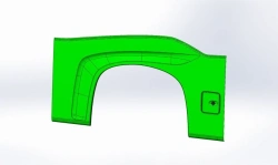 5299-230-5402502-55/B SB Rear left-hand arch panel with hatch