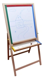 Swivelling easel.