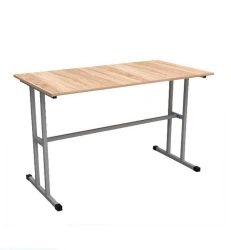 Universal table on metal frame