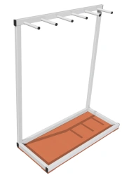 Rack for clubs