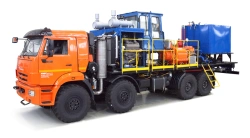 Installation of two-pump unit for well cementing SIN35.32