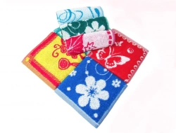 Variegated cotton terry cloth napkins