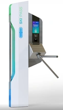 Electromechanical "Slide" turnstile