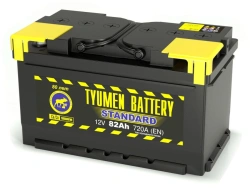 TYUMEN BATTERY 6ST-82LR STANDARD lead rechargeable starter battery