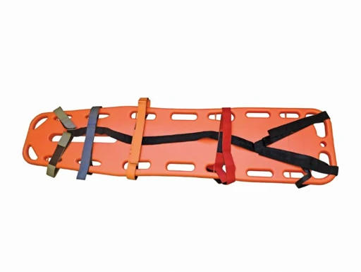 Spinal Immobilization Board with Head Fixator and Strapping System (Set)