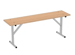 Bench 2-seater 1200*300*460 mm SC 120