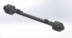 Cargo wheel axle with load capacity 13t