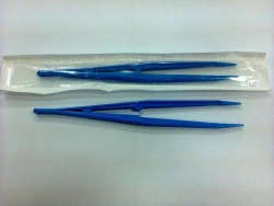 Disposable sterile polymer forceps 250 mm