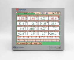 Panel electronic multichannel recorder F1771-AD-16-2-2-2-03-01-1