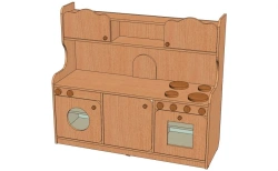 Play area Set of furniture "Kitchen-1". Model: IZ-K1
