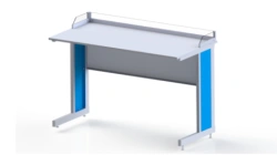 Pupil physics laboratory table with edge and sockets 42V SLUBa-F PF