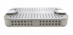 Perforated container with a lid and a lock KPrK-MEDICON