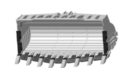 Heavy duty rock bucket FLRX-80d-1150-goe-MA120