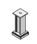 Pedestal for flag. Set of furniture "Court"