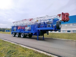 Lift unit for well repair and drilling "APR-80" on semi-trailers of own production SPTE 94163, SPTE 99100.