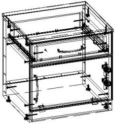 Cabinet for entrance hall TV-BTP-5.6.01-01
