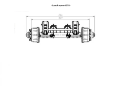 Tonar axle unit model 85799