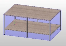 Table for cutting fabrics