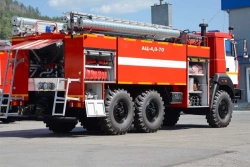 Fire tanker truck ??-4,?-(40-70), type 5883, modification 58812D, on chassis Ural-5557-78, 5557-80, 5557-82, 5557-84.