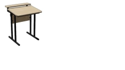 Pupil's armchair with adjustable height and angle of inclination of the table top KURN 2-4