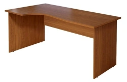 Left curved table CM7 of "Monolith" series