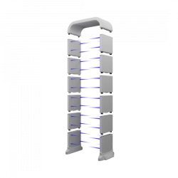 Collapsible metal detector RADARPLUS Model RCT04