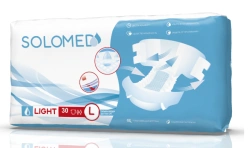 Disposable nappies for adults "Light" according to TU 32.50.50-001-19127789 -2018, size L, 30 pieces. For light degree of incont