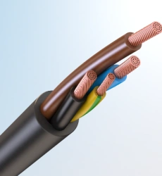 Flexible power cable, rated alternating voltage, 220/380, 300/500, 380/660, 450/750, frequency up to 400 Hz, KGTP-XL