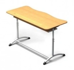 Two-seater adjustable desk, article number PE-DP5-7