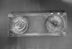 Lens for LED luminaires AMT-HB-164x64-160160-30x40