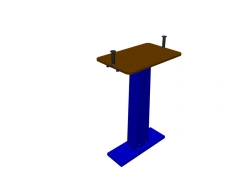 Stationary outdoor fitness equipment "Armwrestling table" Romana 207.05.01