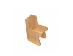Children's wooden armchair model MM165
