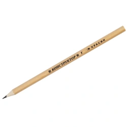 Pencil h/g Krasin "Konstruktor" T (H) hexagonal, sharpened.