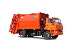 Rear-loading rubbish truck KO-440V, type KO-440V, base chassis: KAMAZ-53605-A5.