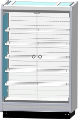 Display case refrigerated universal wall-mounted Varshava 210/94 VHSnp-1,25 .