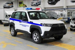 Car type NV30, mod. NV300K cat. M1G in "Cynological service" version, on the basis of LADA 2123 NIVA.