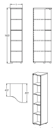 Shelving unit (series 441.183)