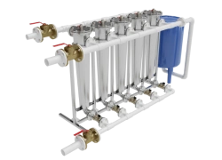 Automated filter of fine mechanical water purification from suspended substances UMV-112