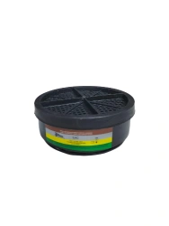 Personal respiratory protection equipment: gas mask filters A1B1E1K1 used with half-masks of filter type, m