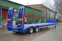 Three-axle semitrailer of model TR-21 with axle unit BPW HSFALM 9010-15 V36 61.68.361.147QS, pneumatic tyre 385/65R22.5 C