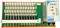 Digital input device. 24 signals 24 V AC/DC, individual galvanic isolation, possibility of connection of a source of p